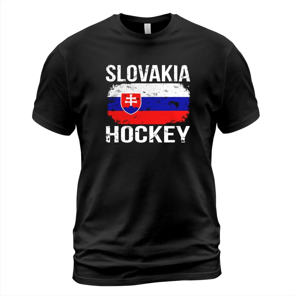 Slovakia Hockey, Slovakian Flag T-Shirt Unisex