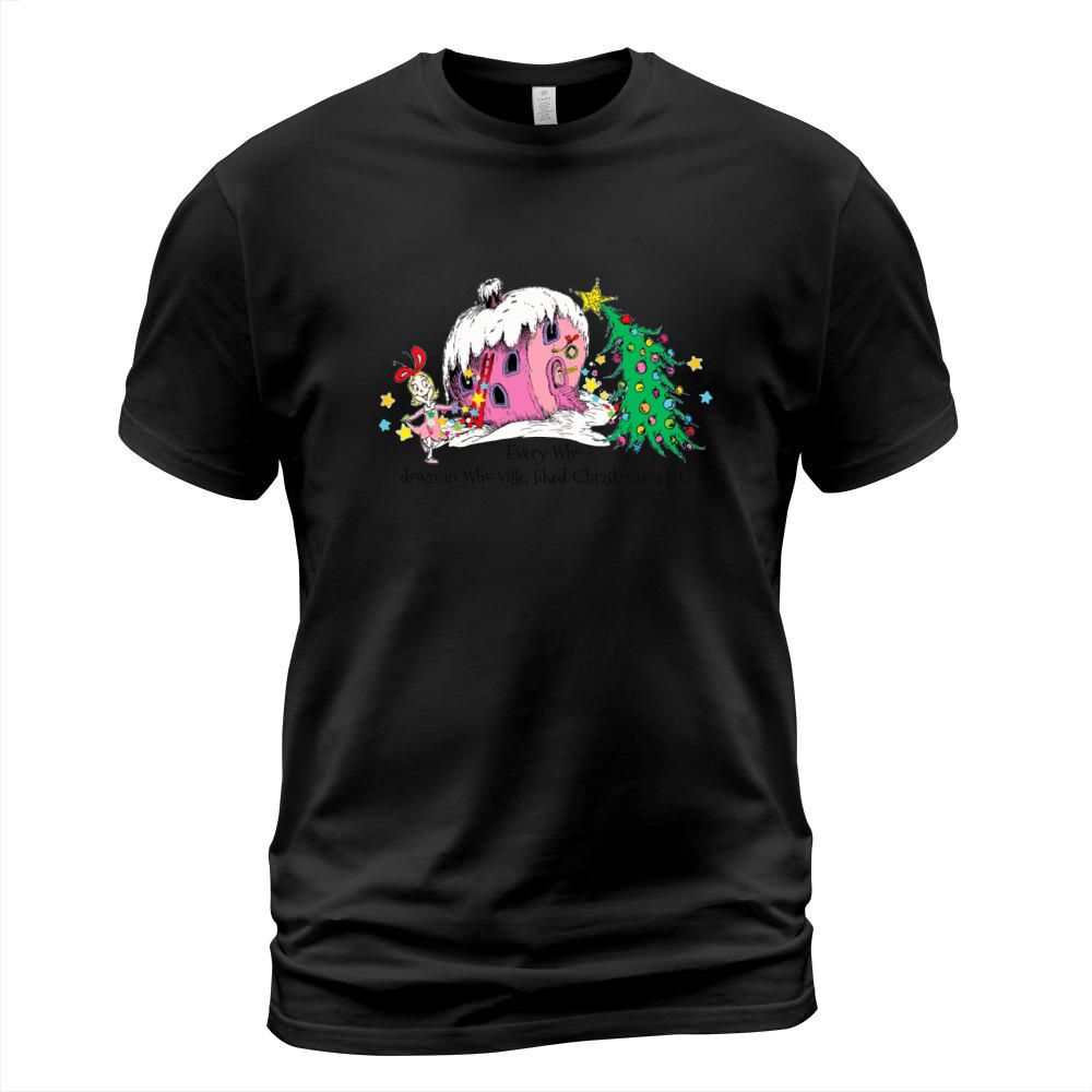 Dr. Seuss Cindy-Lou Who House T-shirt T-Shirt Unisex