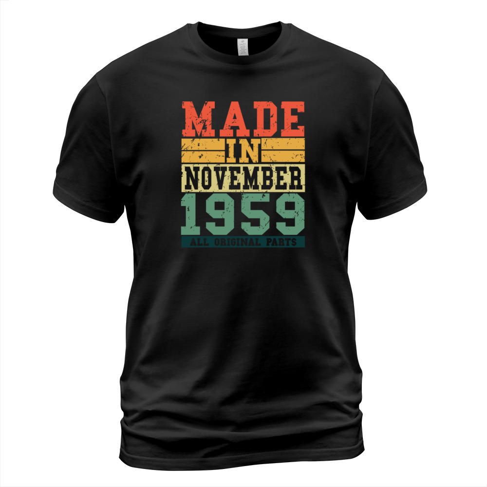 1959 Birthday November Vintage Saying Men's T-Shirt