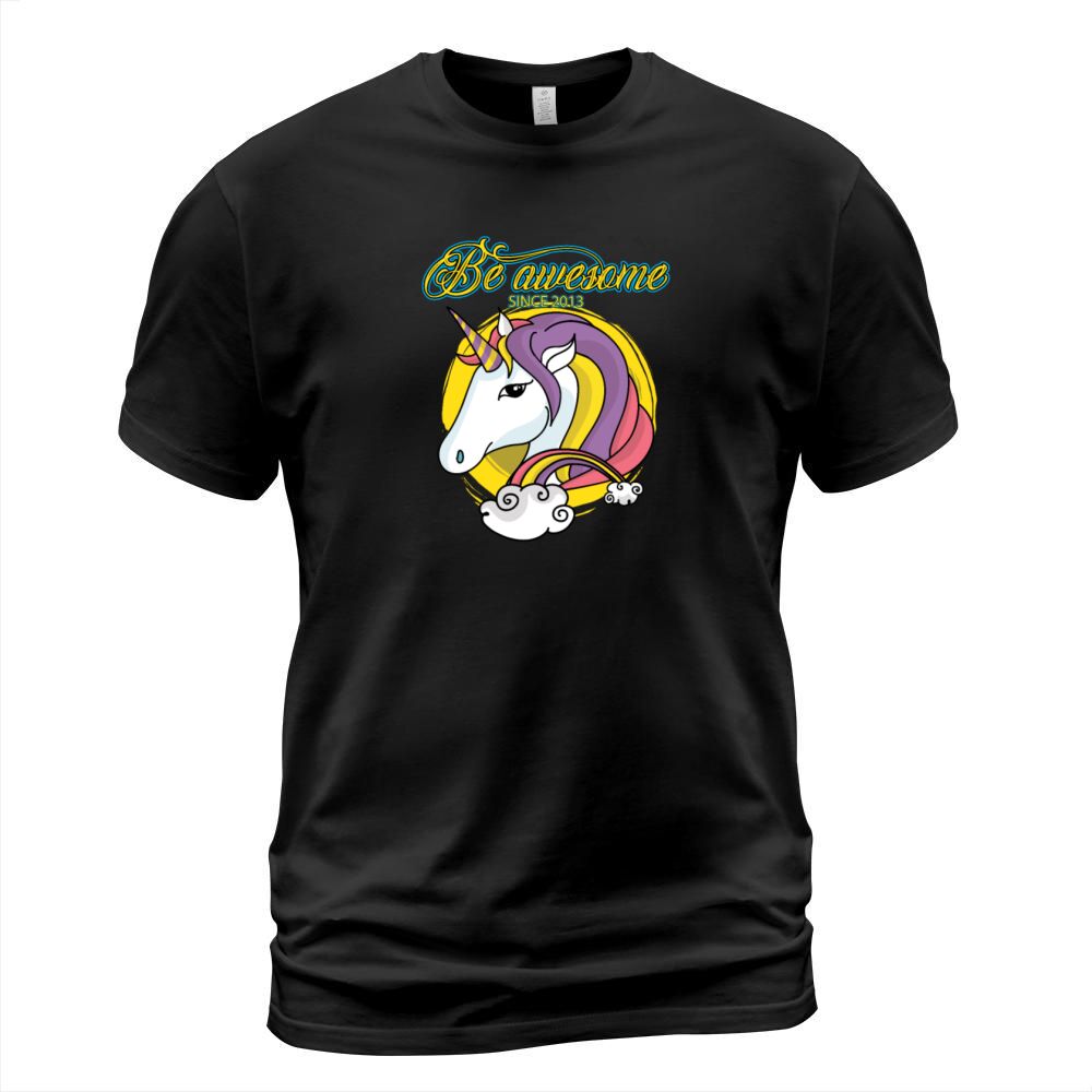 Birthday Unicorn 2013 Be Awesome T-Shirt Unisex