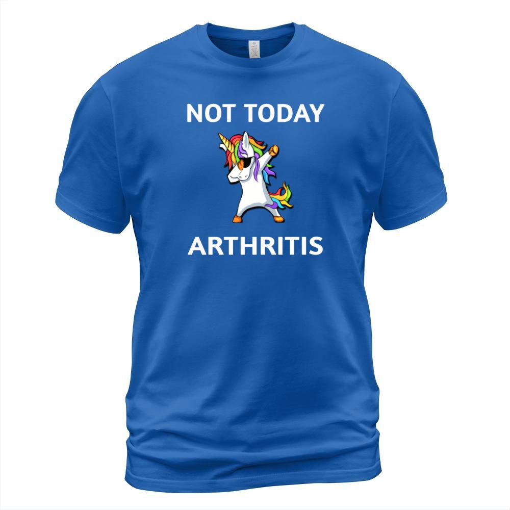 Not Today Arthritis Awareness Dabbing Unicorn Men's T-Shirt