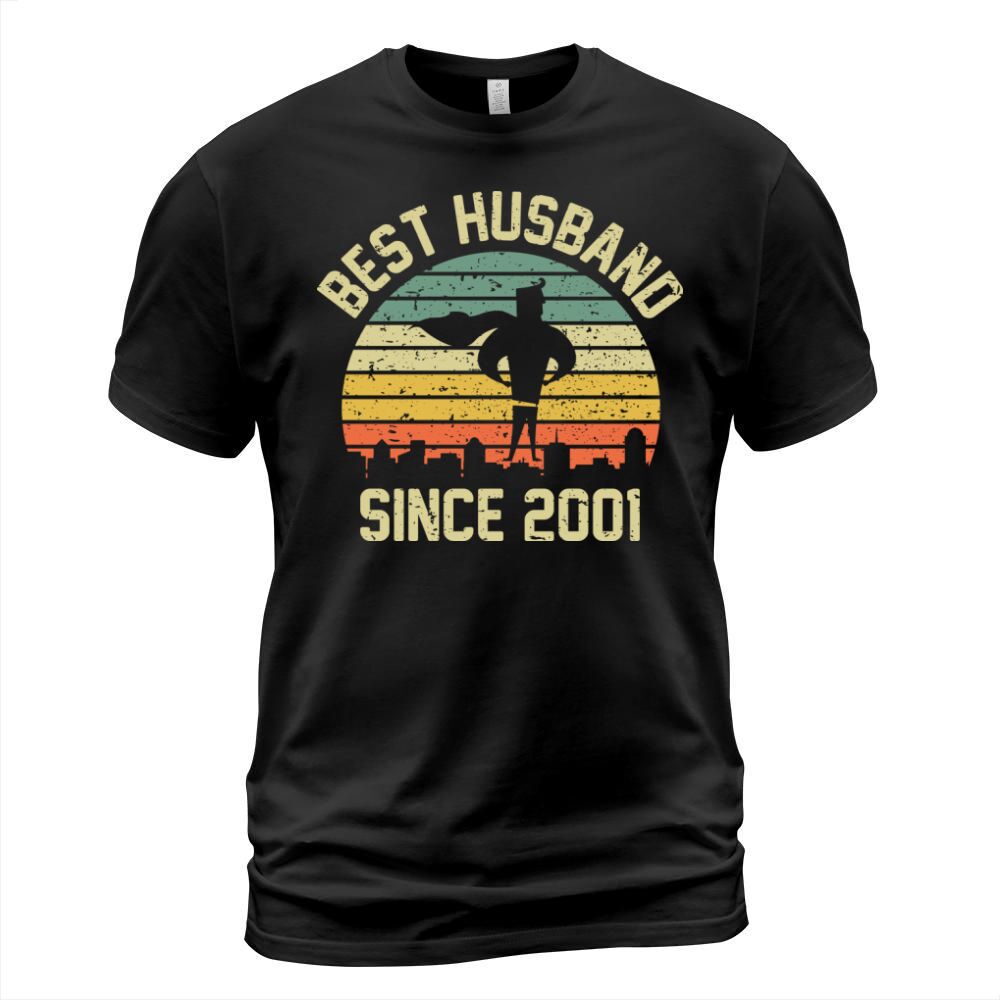 Wedding Anniversary Best Husband SINCE 2001 T-Shirt Unisex