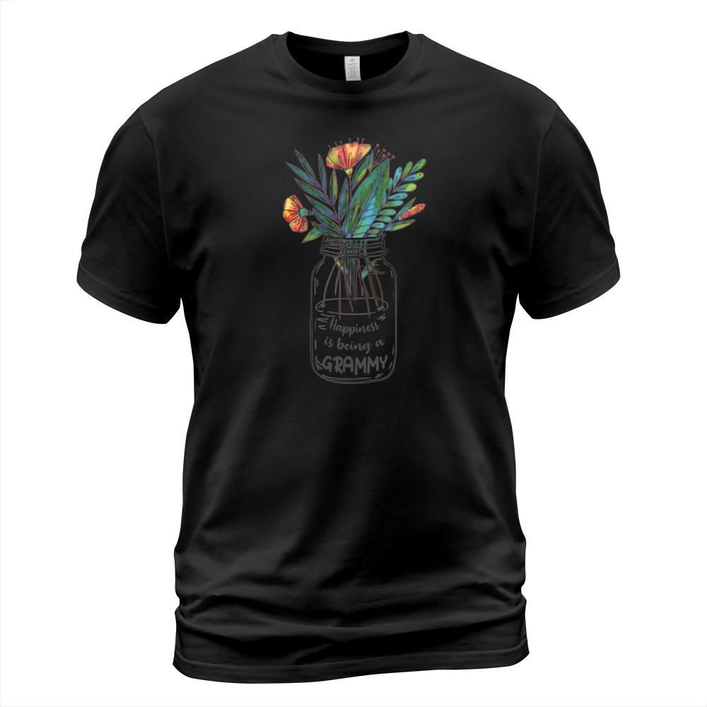 Happiness Is Being A Grammy Mother&#8217;s Day - Ladies V-Neck T-Shirt Unisex