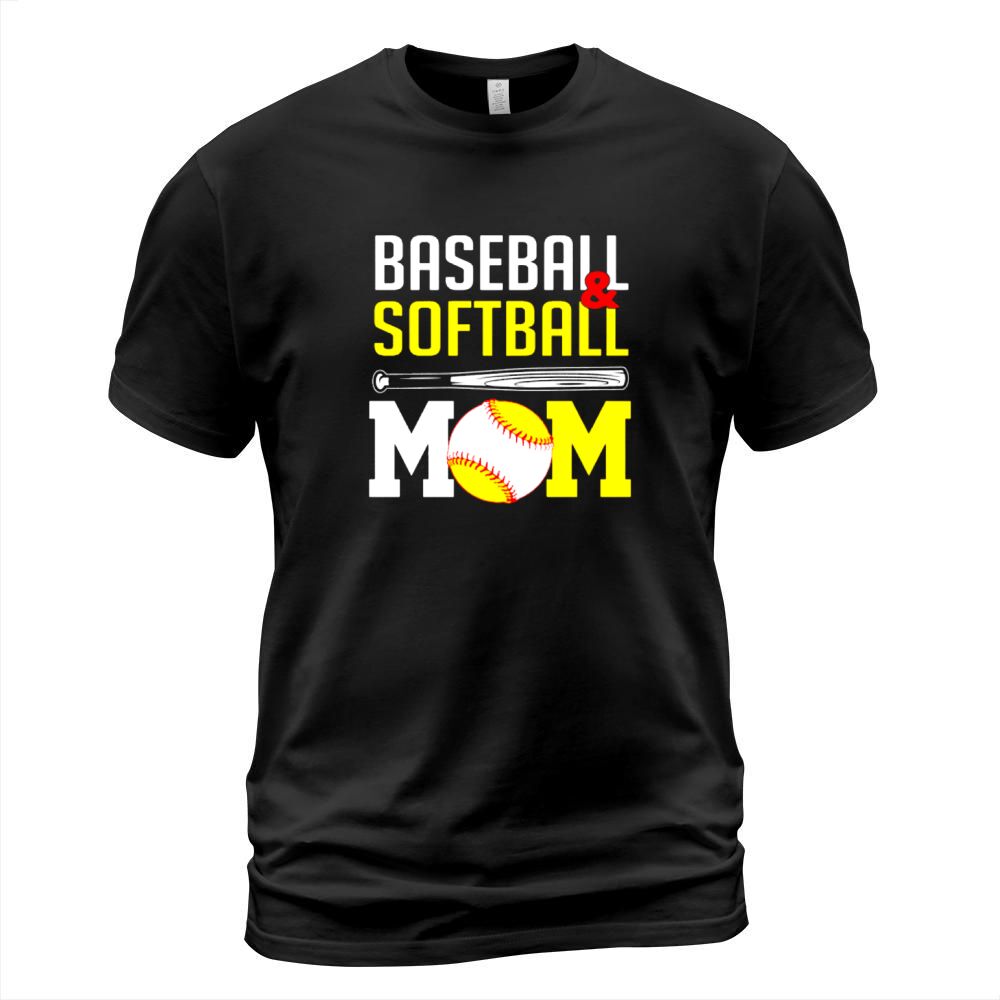 Baseball And Softball Mom T-Shirt Unisex
