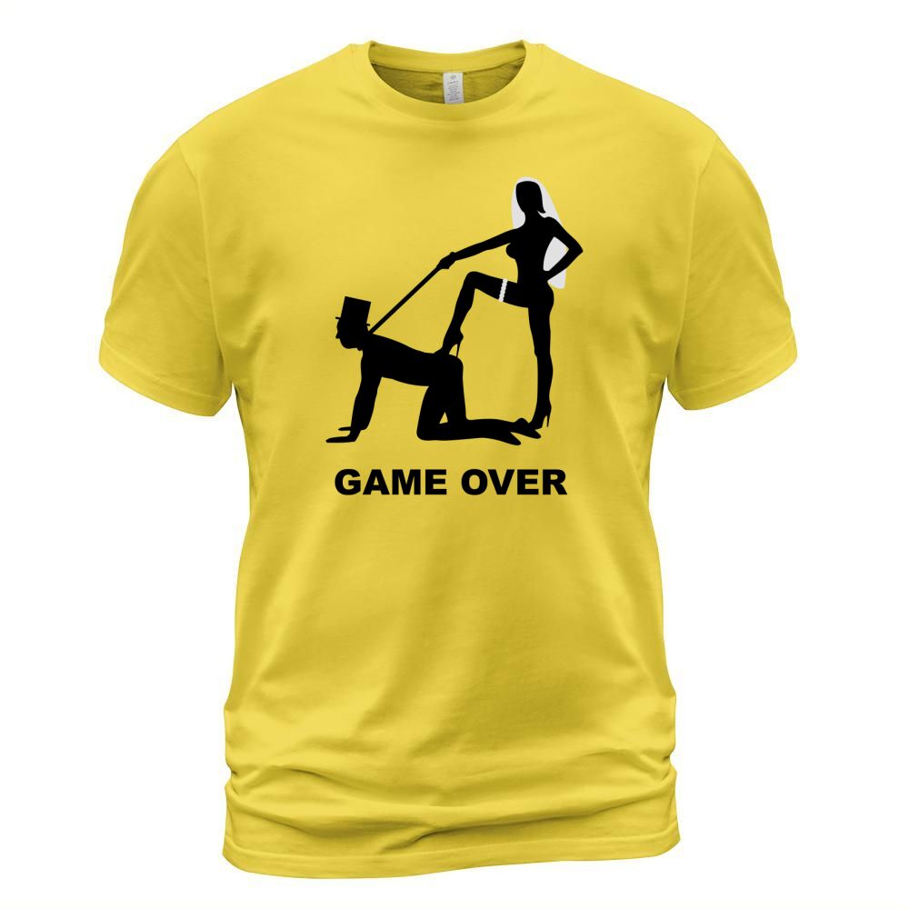 game over marriage matrimory wedlock fog haze Men's T-Shirt
