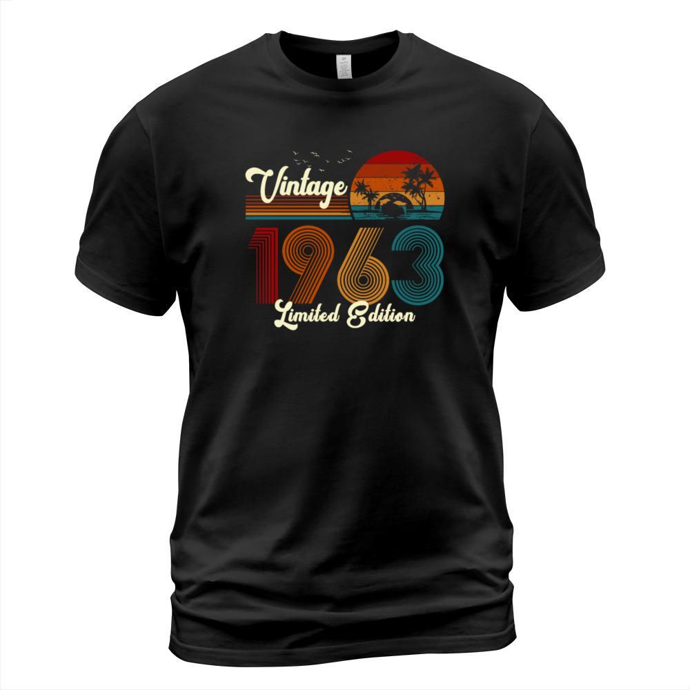 Vintage 1963 Limited Edition 58th Birthday Gift T-Shirt Unisex
