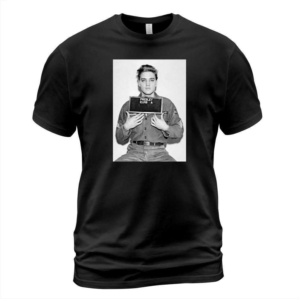 Elvis Presleys mugshot 1956 Tshirt T-Shirt Unisex