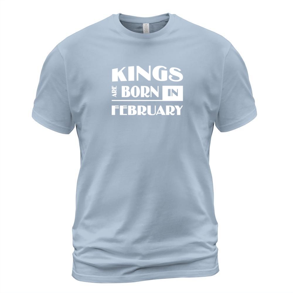 Kings are born in February Men's T-Shirt