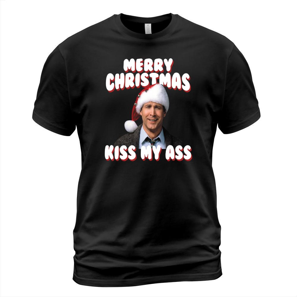 Chevy Chase Merry Christmas Kiss My Ass shirt - Unisex Long Sleeve T-Shirt Unisex