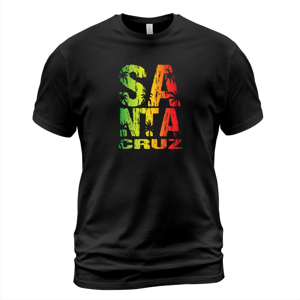 Santa Cruz Colorful Palms Men's T-Shirt