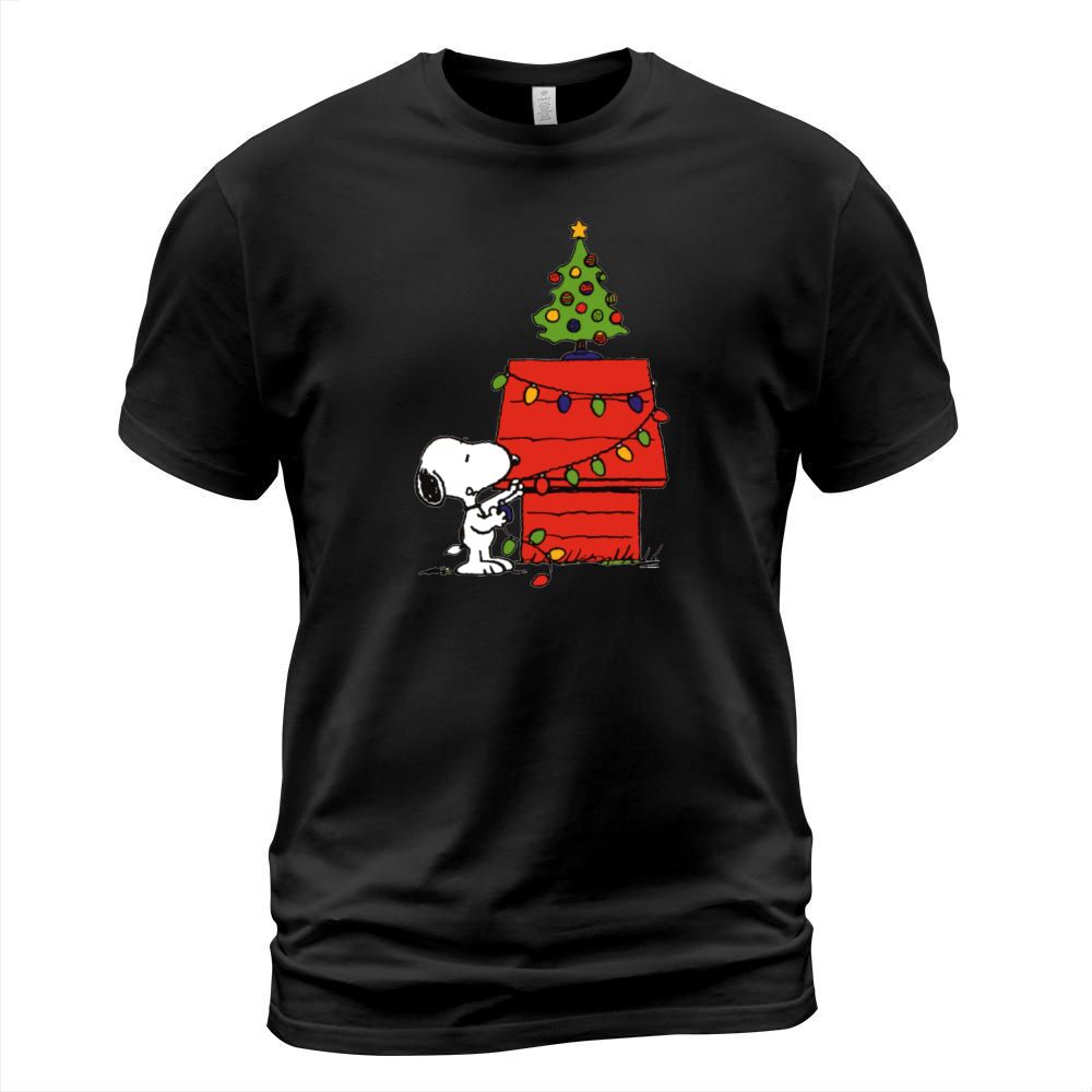 Snoopy and Christmas tree - Unisex Long Sleeve T-Shirt Unisex