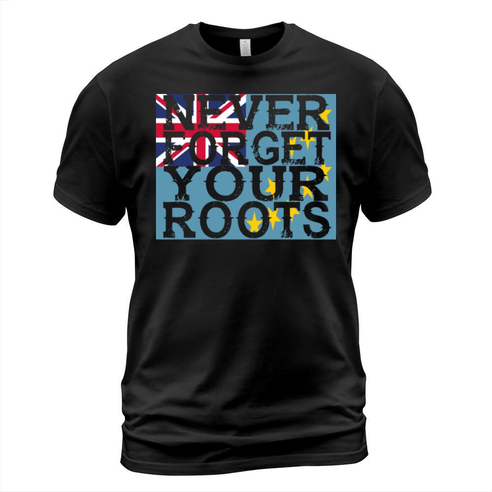 never forget roots home Tuvalu Men's T-Shirt