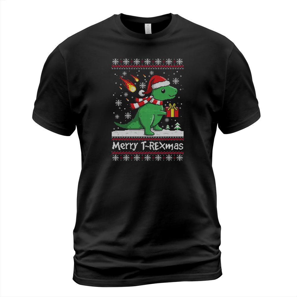 Merry T-Rexmas - Unisex Long Sleeve T-Shirt Unisex