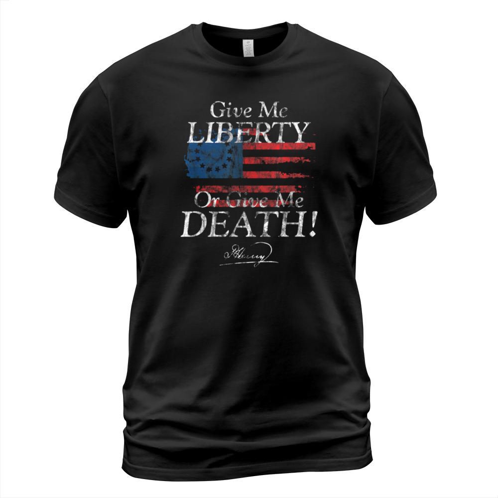 Give Me Liberty or Give Me Death Patrick Henry Signature Men's T-Shirt