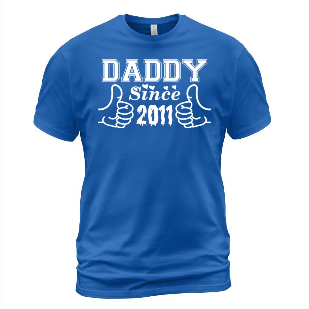 Daddy Since 2011 Happy Fathers Day Men's T-Shirt