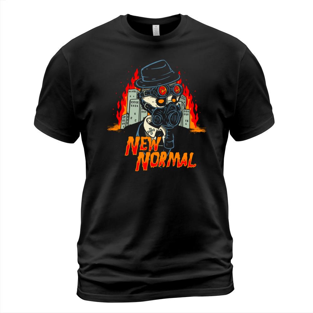 Horror Art Zombie Apocalypse New Normal Psychobill Men's T-Shirt