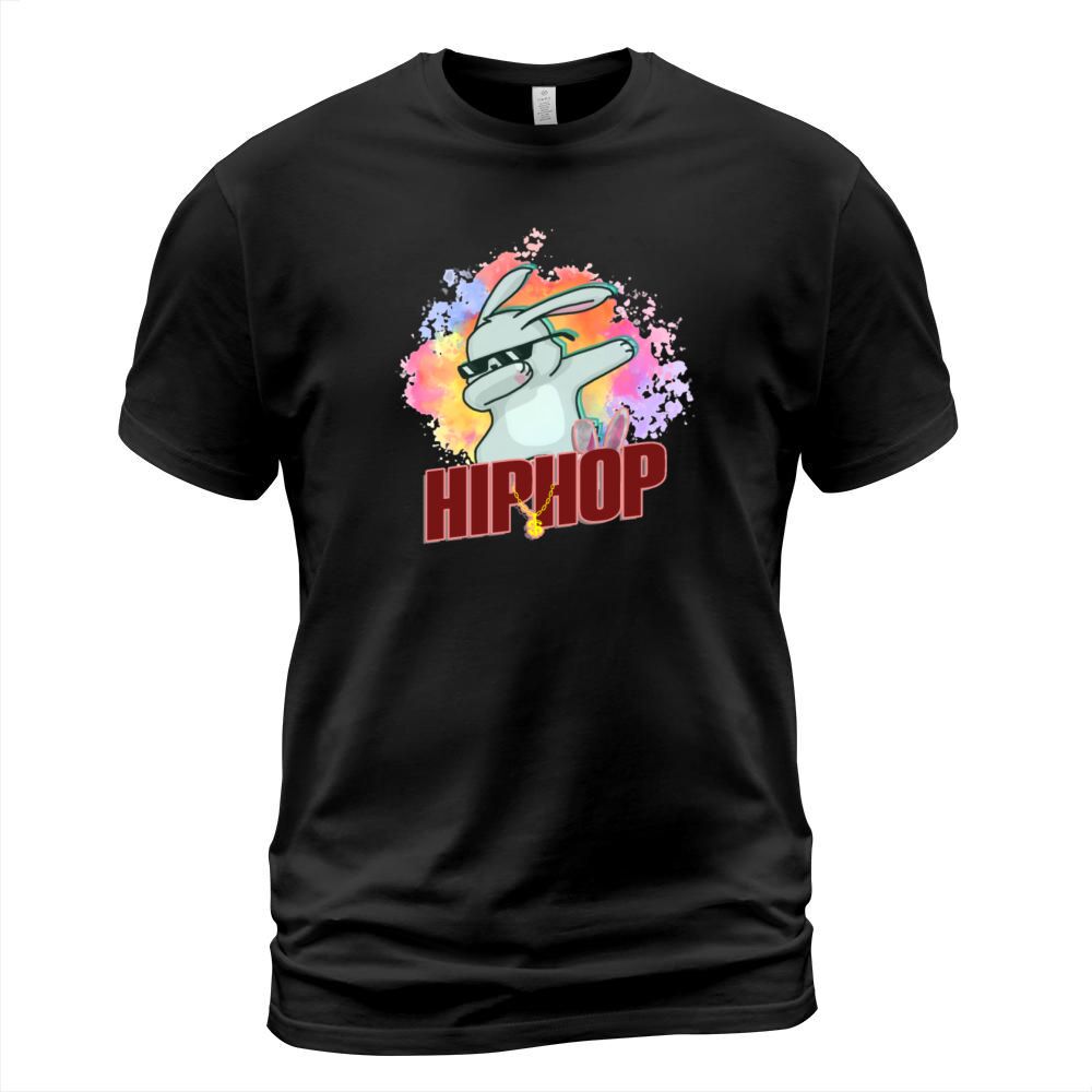 Happy Easter Kids Hop Dabbing Bunny T-Shirt Unisex