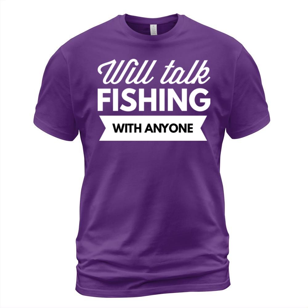 Will talk Fishing with anyone Men's T-Shirt