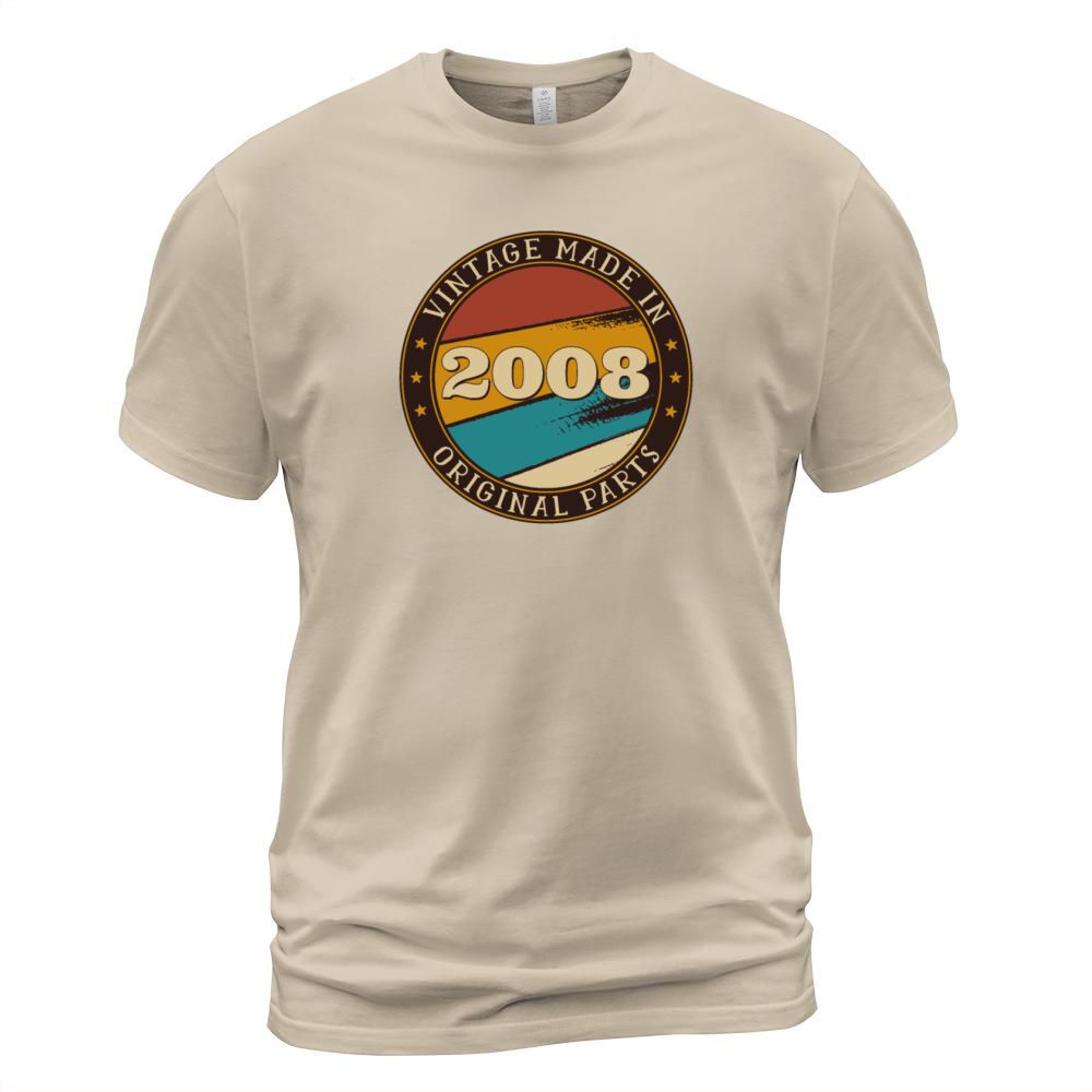 13th Birthday Vintage 13 Years Old Made In 2008 Gi Men's T-Shirt