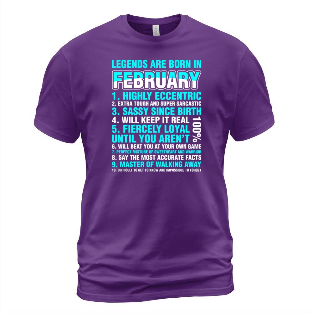 Legends Are Born In February Men's T-Shirt