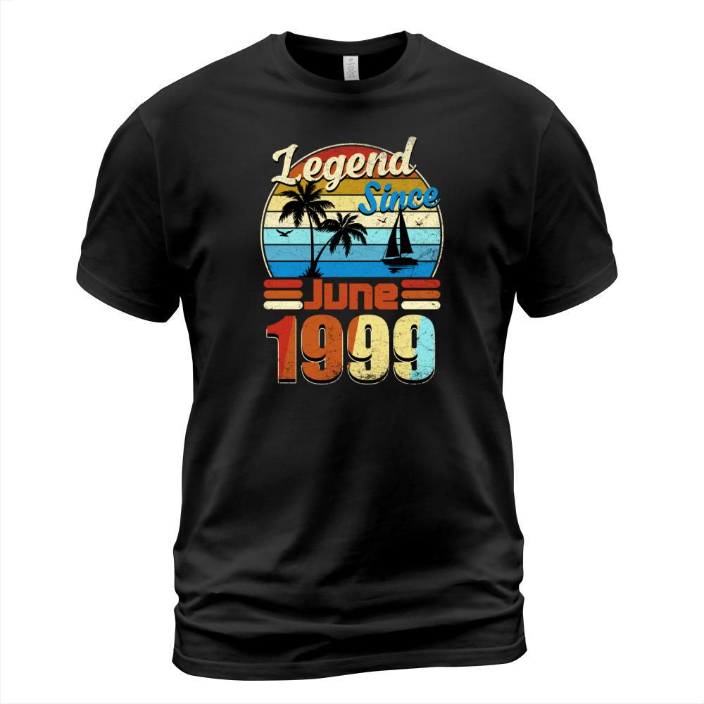 Legend Since June 1999 Retro Vintage Birthday Summer Gift 2020 T-Shirt Unisex