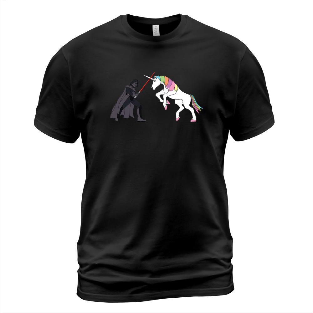 Darth Vader Vs Unicorn T-Shirt Unisex