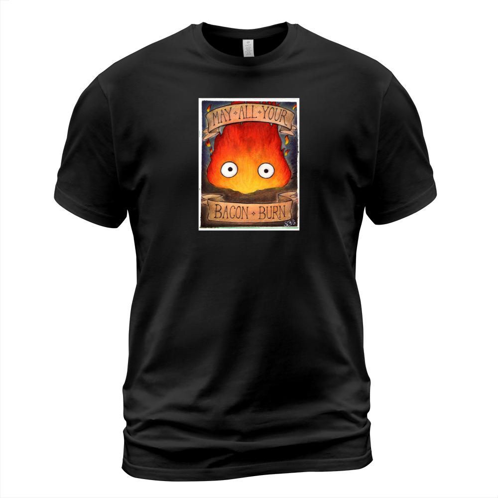 Howls Moving Castle Illustration - Calcifer Original T-Shirt Unisex