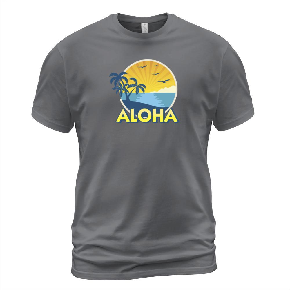 Vintage Aloha Island Surfing 70s Retro Men's T-Shirt