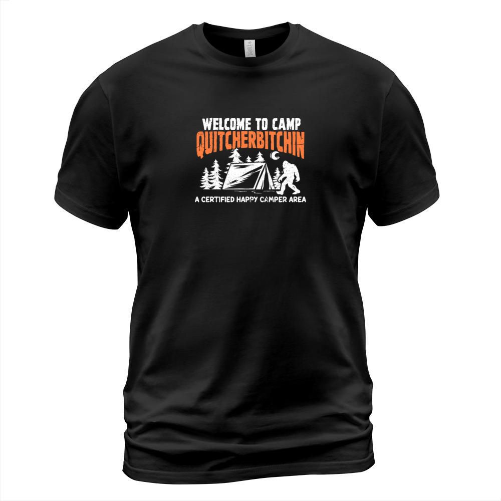 Bigfoot Welcome To Camp Quitcherbitchin Men's T-Shirt