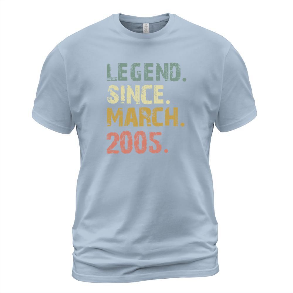 Retro Vintage Legend Since March 2005 Birthday 16 Men's T-Shirt