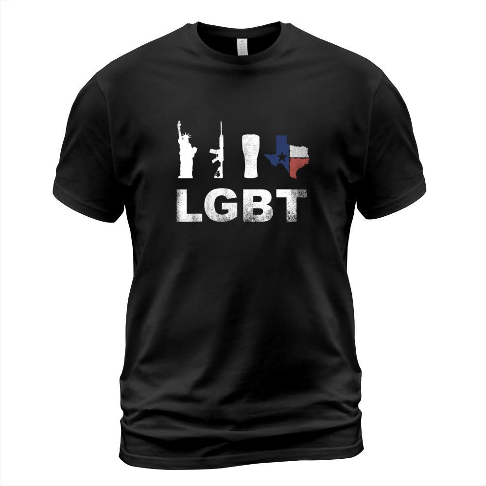 Lgbt Liberty Guns Beer Texas Don’t Mess With Lone Star State shirt - Coffee Mug (colored) T-Shirt Unisex