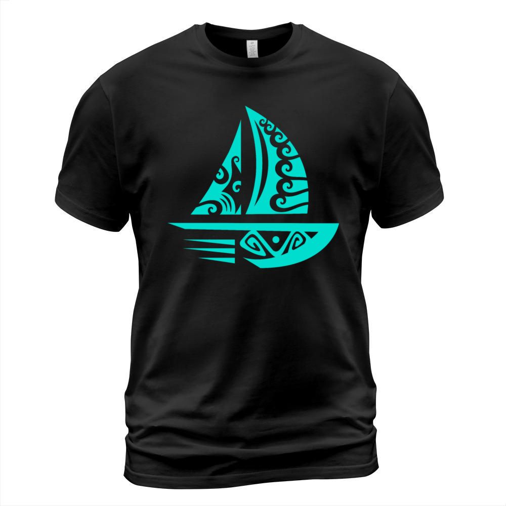 Maori Sailing Sailor Polynesian Tribal Tattoo Gift Men's T-Shirt