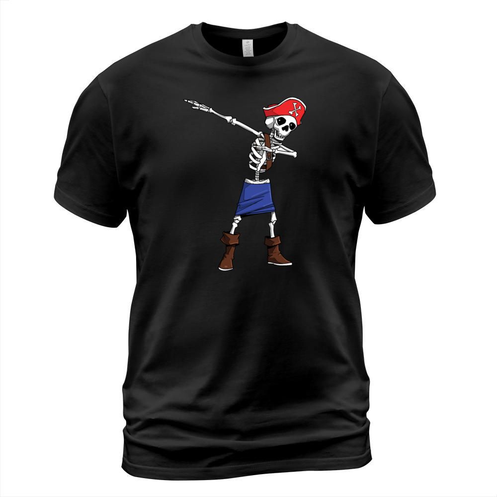 Halloween Pirate Dabbing Skeleton Gift Dab print Men's T-Shirt