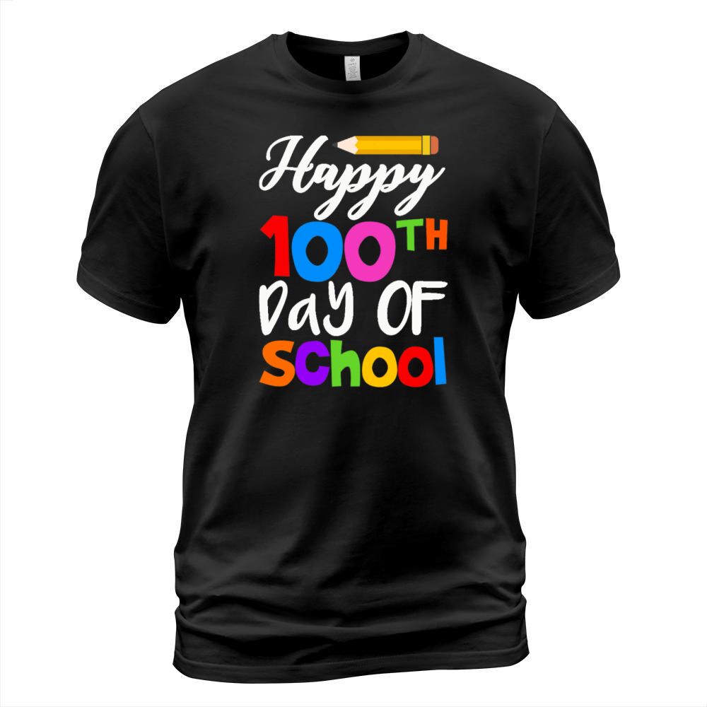 100th Day of School Teachers Students Kids Happy Men's T-Shirt