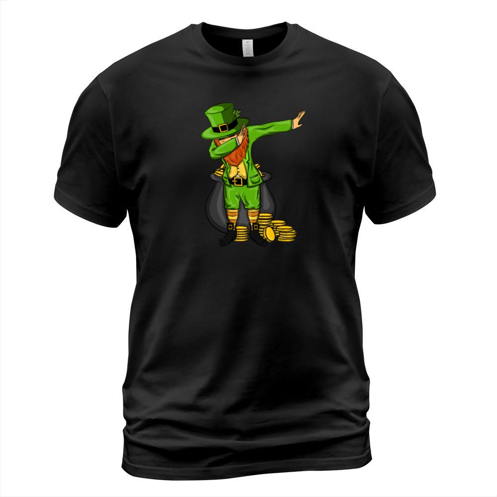 Leprechaun Dabbing Dance Designs Men's T-Shirt
