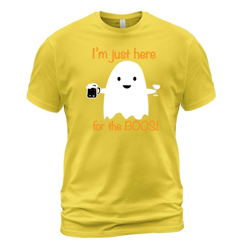 Here for the Boos Halloween Ghost Men's T-Shirt