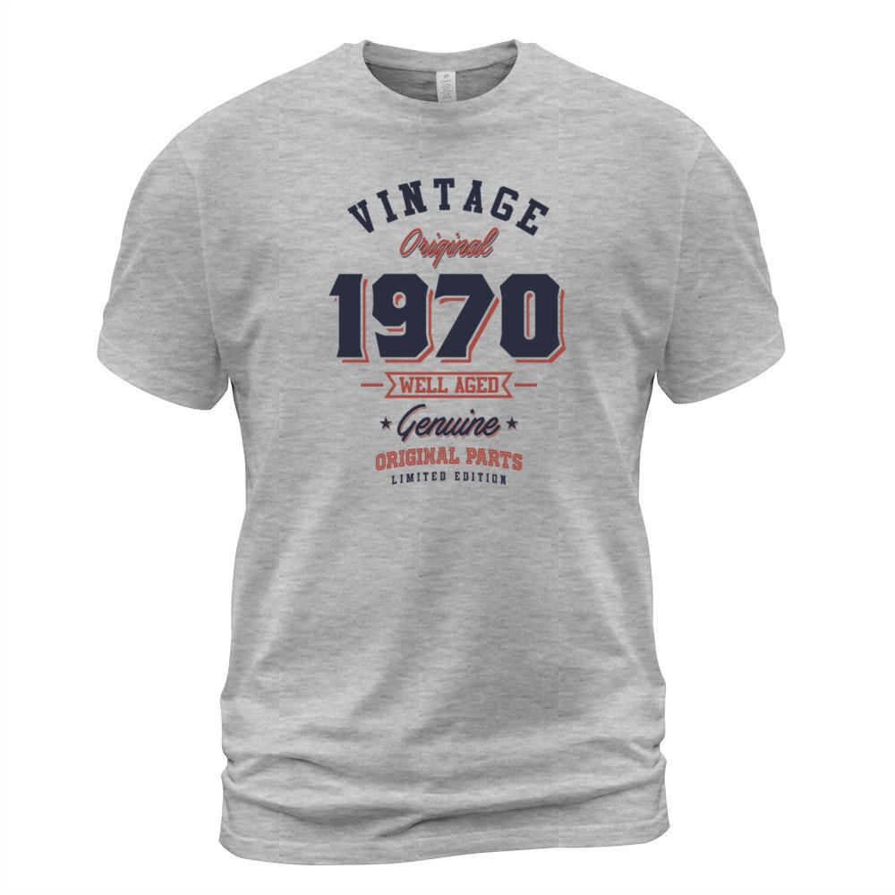 Vintage 1970 Born in 1970 Retro Birthday Gift Men's T-Shirt