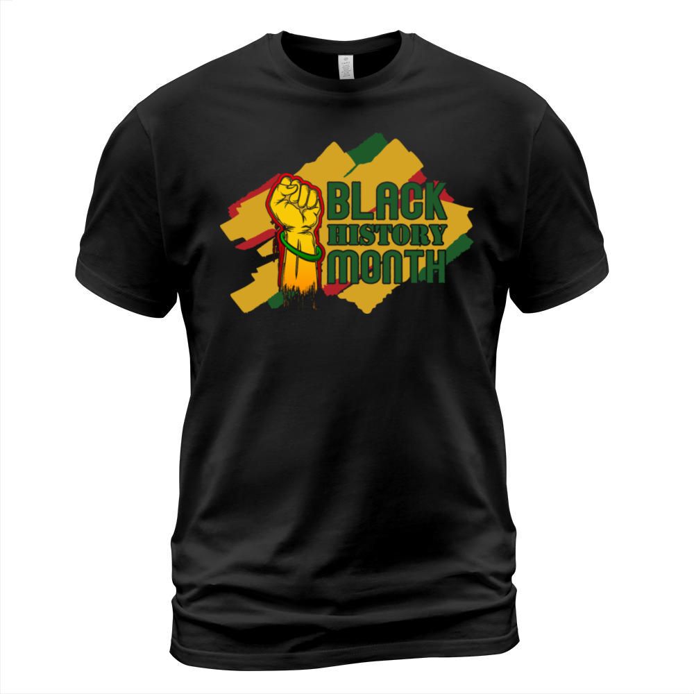 Black History Month Tee For African American Men's T-Shirt