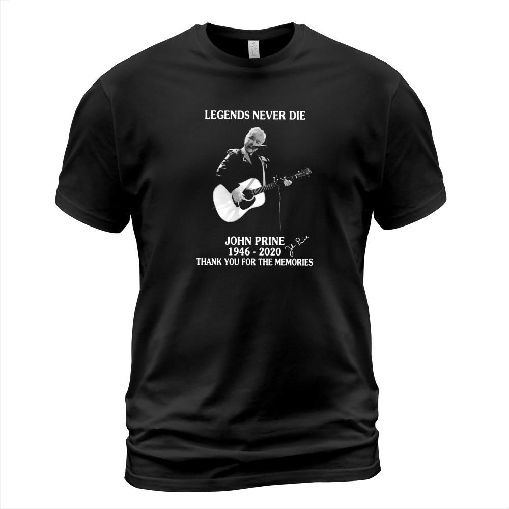 Legends never die John Prine 1946 2020 thank you for the memories Men's T-Shirt