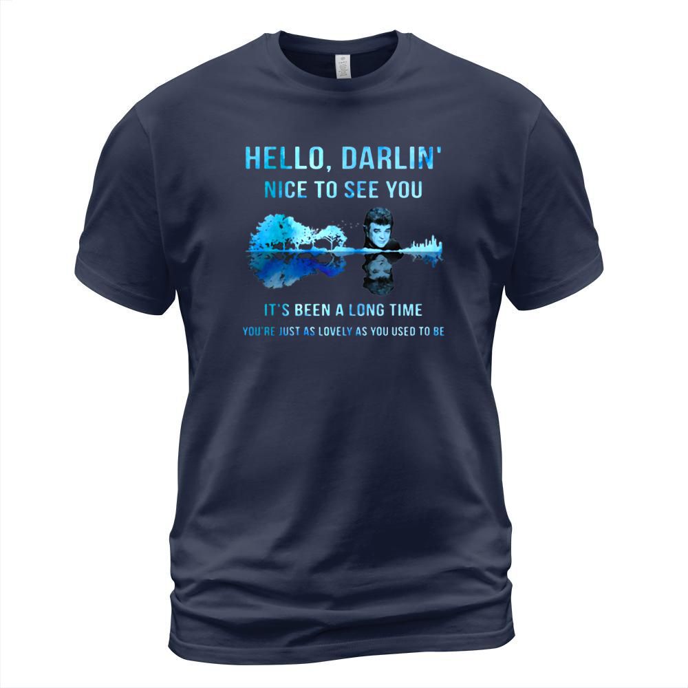 Conway Twitty Hello Darlin’ Nice To See You Guitar Lake T-Shirt Unisex