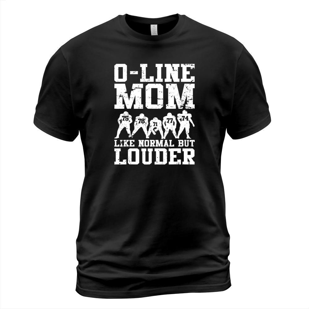 Funny Offensive Line Football Lineman Mom T-Shirt Unisex