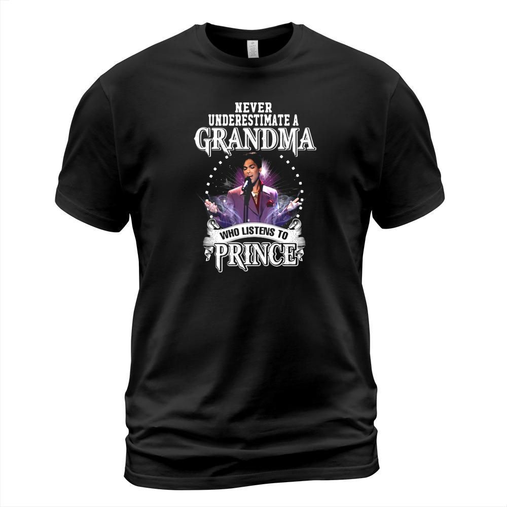 Never underestimate a grandma who listens to Prince T-Shirt Unisex