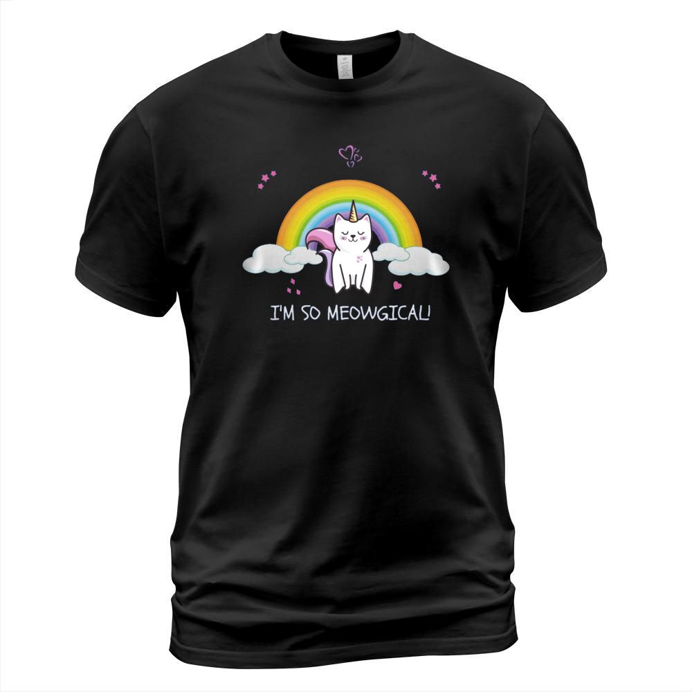 Unicorn Rainbow Im so Meowgical T-Shirt Unisex