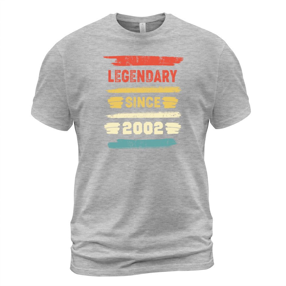 Retro Birthday Gift - Vintage Legendary Since 2002 Men's T-Shirt