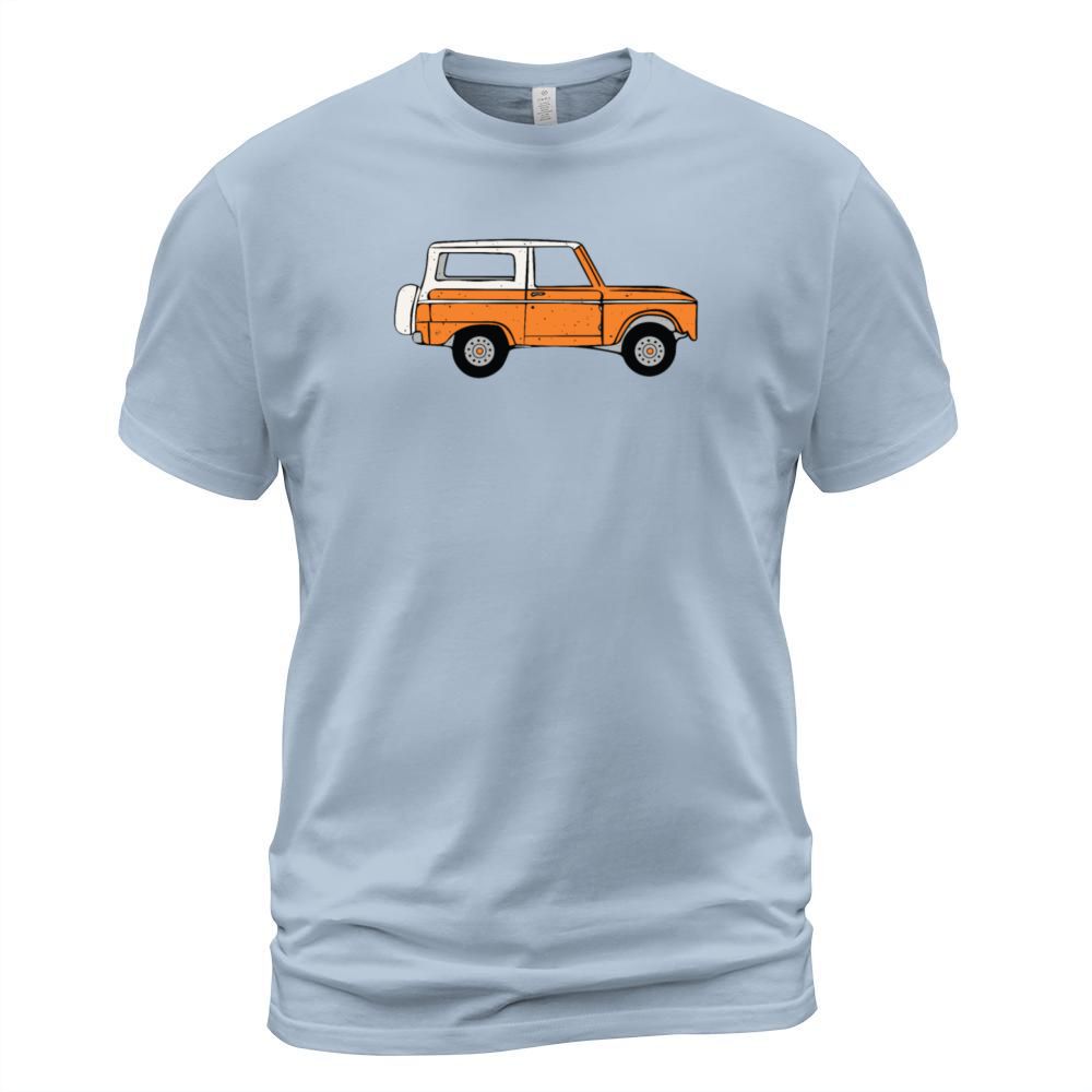 Vintage Orange Ford Bronco Design Men's T-Shirt