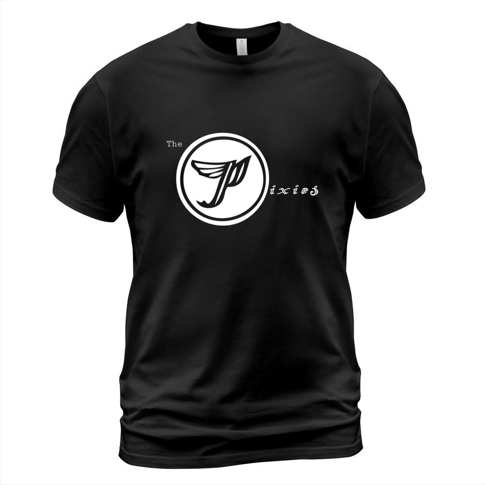 Pixies Band Logo Art White Wings T-Shirt Unisex