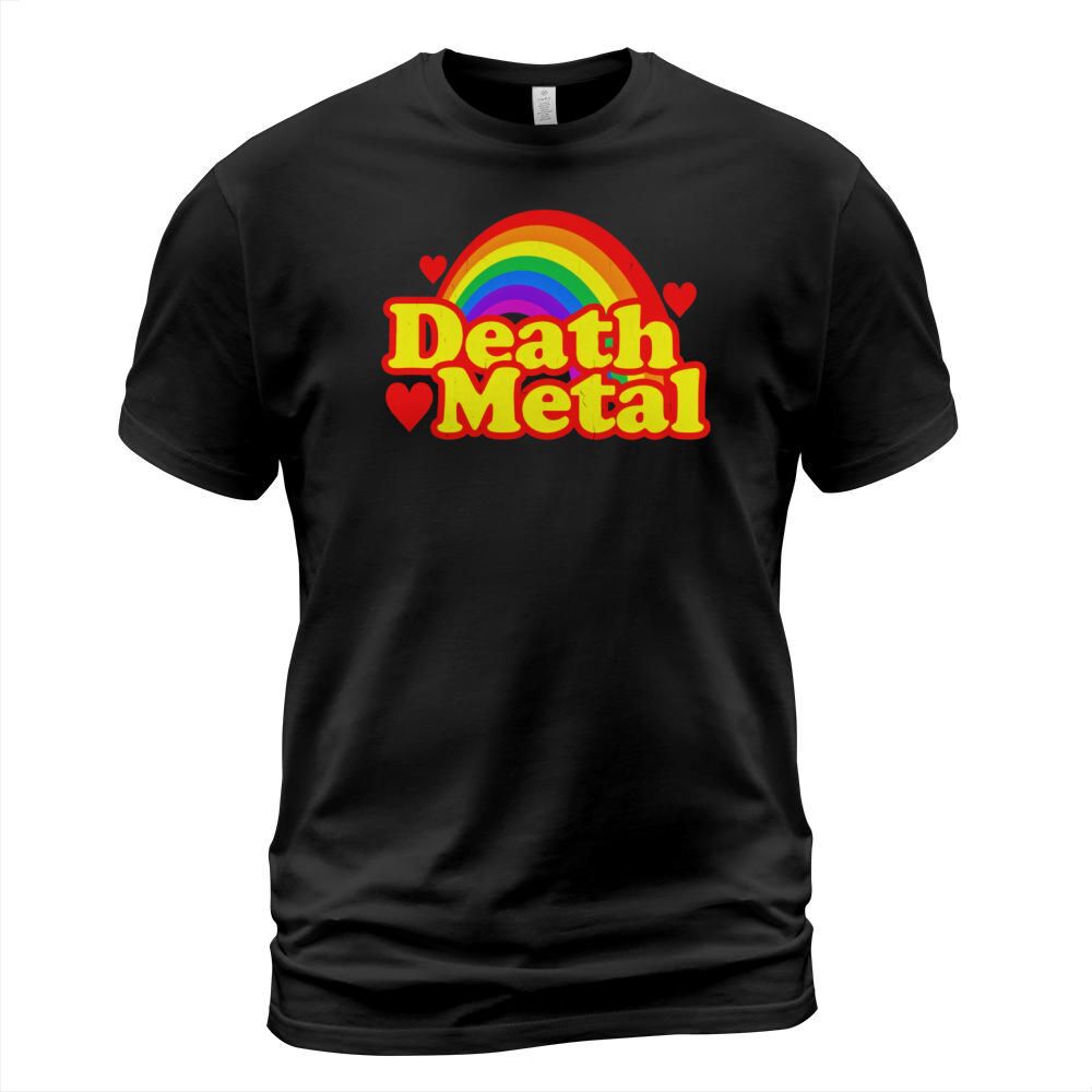 Funny Death Metal Rainbow vintage distressed look T-Shirt T-Shirt Unisex