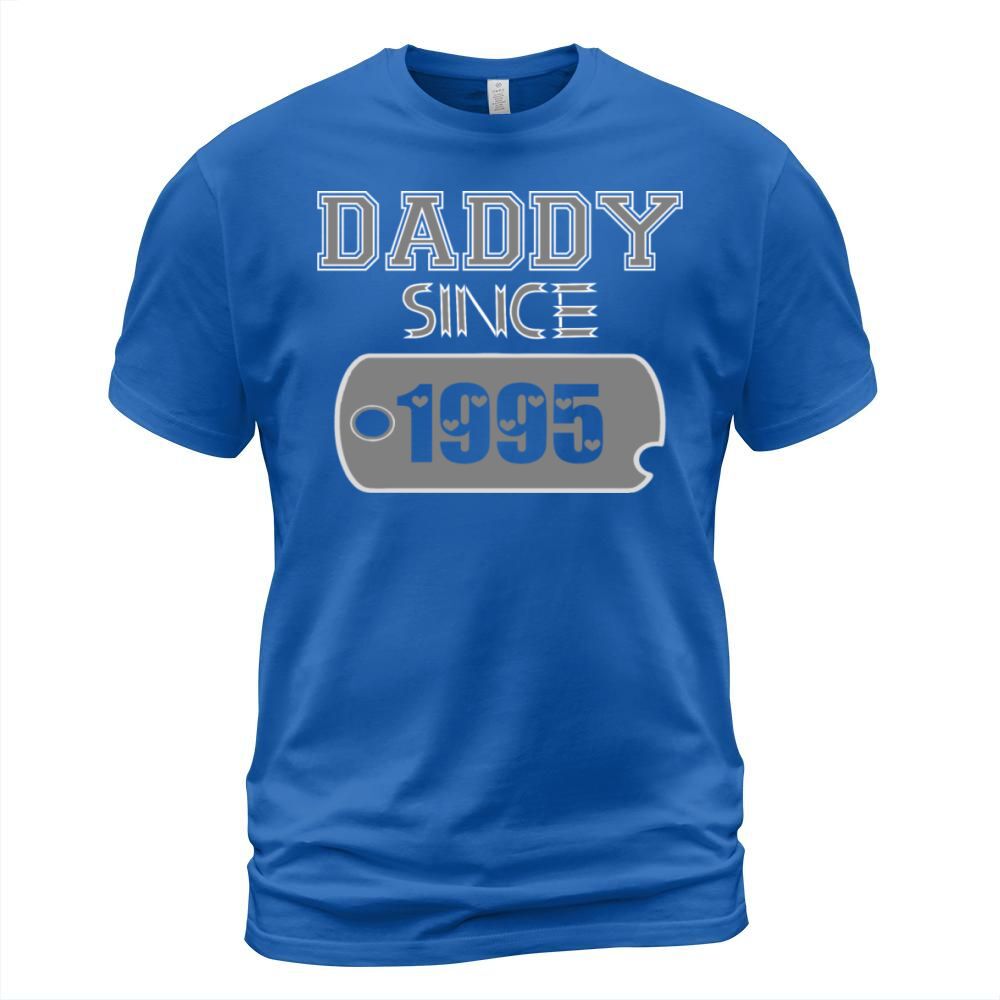 Daddy Since Tag 1995 Happy Fathers Day Men's T-Shirt