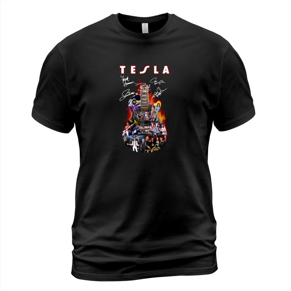 Tesla Guitar T-Shirt Unisex