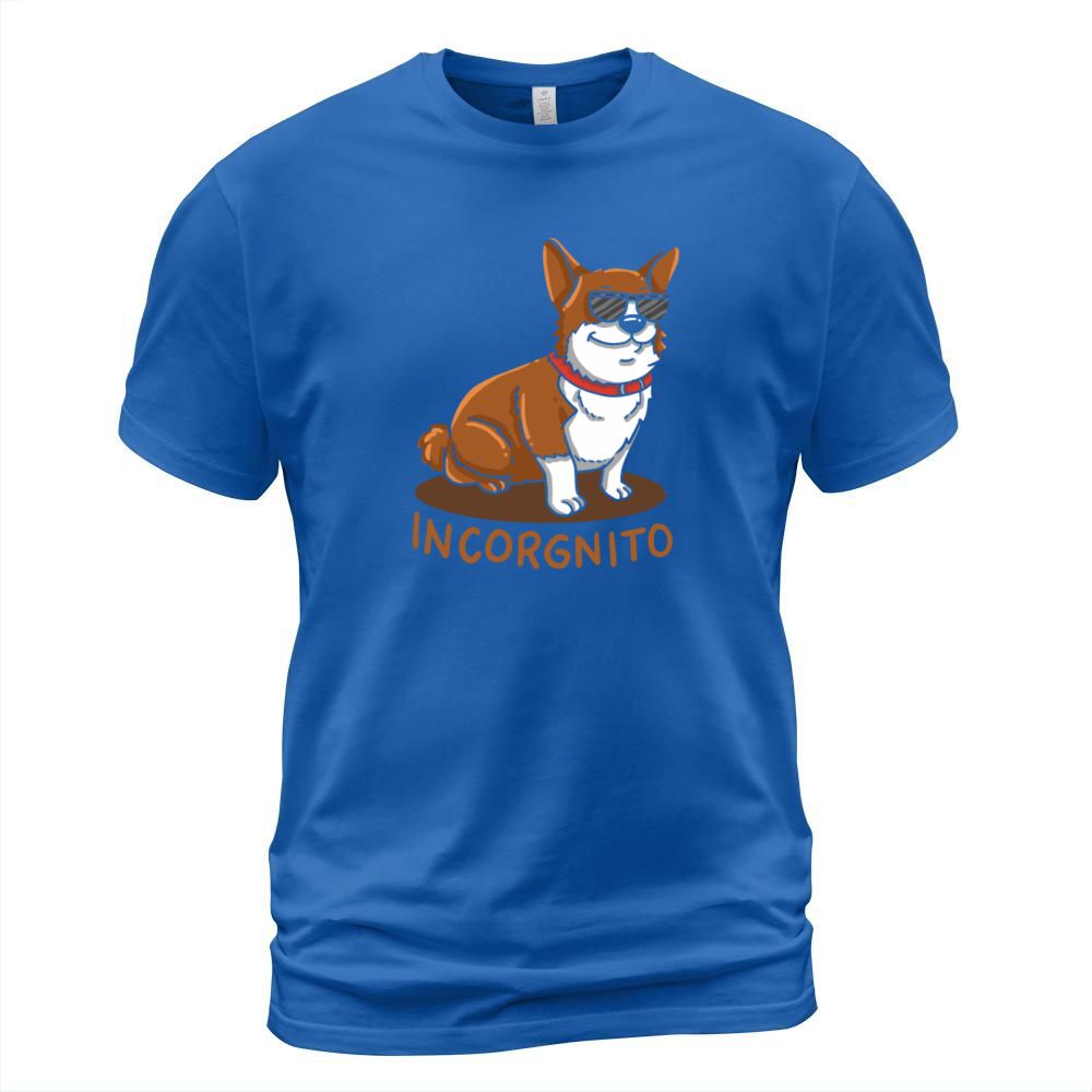Incorgnito Incognito Corgi Dog Sunglasses Pun Gift Men's T-Shirt